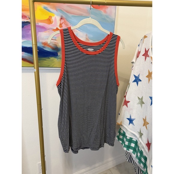 Old Navy Tops - Old Navy Women's‎ Striped Round Neck Tank XL
